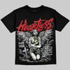 Jordan 5 Retro OG "Halloween" DopeSkill Oversize Print T-Shirt Heartless Graphic Streetwear - Black