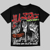 Jordan 5 Retro OG "Halloween" DopeSkill Oversize Print T-Shirt No Money No Lust Graphic Streetwear - Black