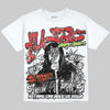 Jordan 5 Retro OG "Halloween" DopeSkill Oversize Print T-Shirt No Money No Lust Graphic Streetwear - White