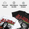 Halloween 5s DopeSkill Oversize Print T-Shirt No Money No Lust Graphic
