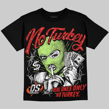 Jordan 5 Retro OG "Halloween" DopeSkill Oversize Print T-Shirt No Turkey Graphic Streetwear - Black