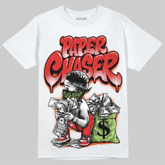 Jordan 5 Retro OG "Halloween" DopeSkill T-Shirt Paper Chaser Boy Graphic Streetwear - White
