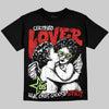 Jordan 5 Retro OG "Halloween" DopeSkill Oversize Print T-Shirt Real Ones Choose Loyalty Graphic Streetwear - Black