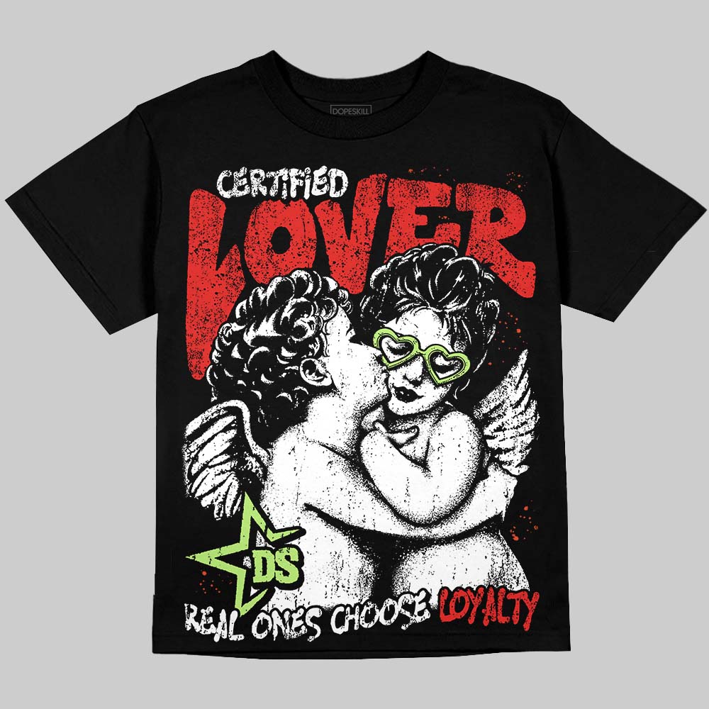 Jordan 5 Retro OG "Halloween" DopeSkill Oversize Print T-Shirt Real Ones Choose Loyalty Graphic Streetwear - Black