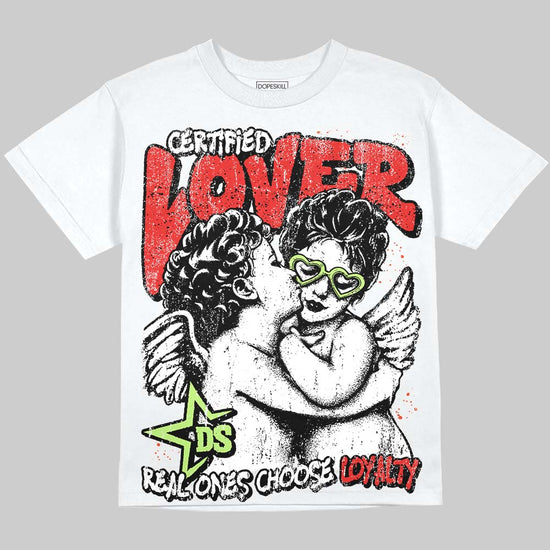 Jordan 5 Retro OG "Halloween" DopeSkill Oversize Print T-Shirt Real Ones Choose Loyalty Graphic Streetwear - White 