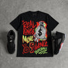 Halloween 5s DopeSkill T-Shirt Real Ones Move In Silence Graphic