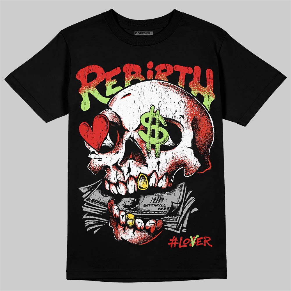 Jordan 5 Retro OG "Halloween" DopeSkill T-Shirt Rebirth Graphic Streetwear - Black