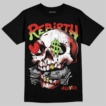 Jordan 5 Retro OG "Halloween" DopeSkill T-Shirt Rebirth Graphic Streetwear - Black