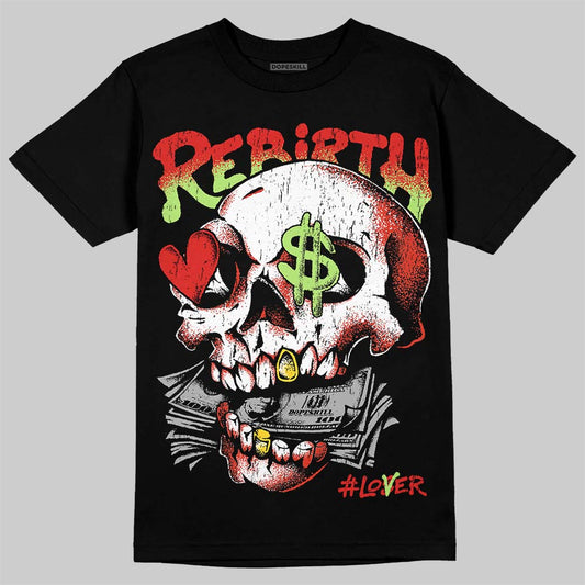 Jordan 5 Retro OG "Halloween" DopeSkill T-Shirt Rebirth Graphic Streetwear - Black