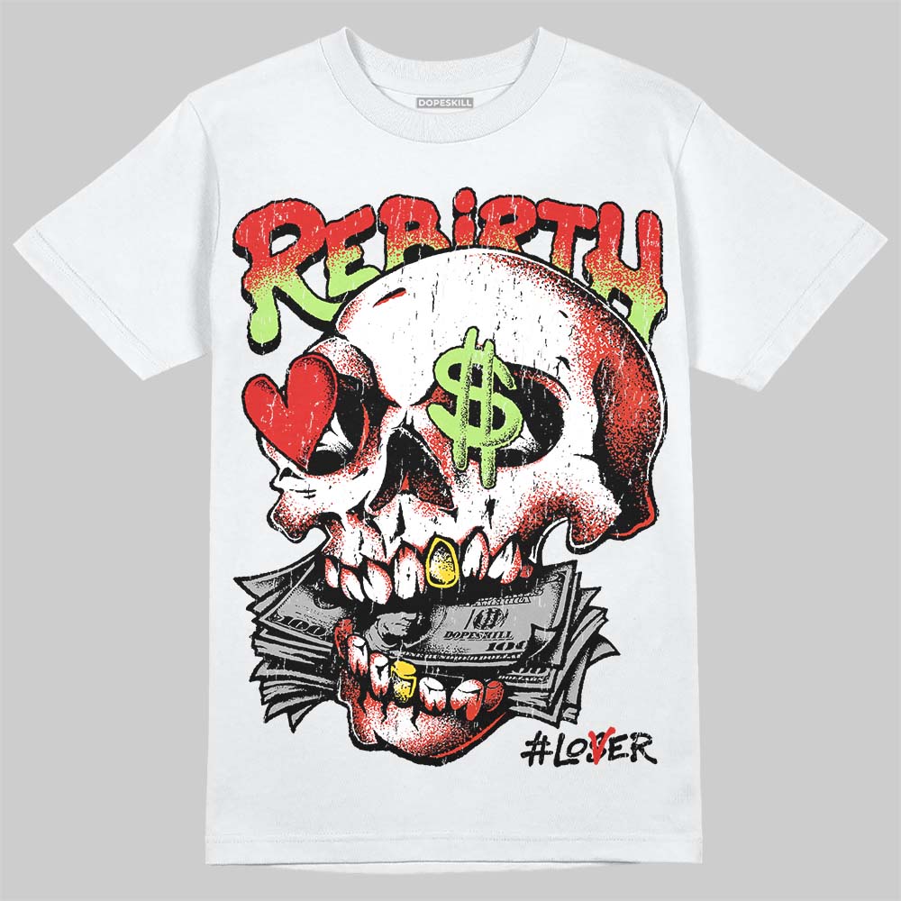 Jordan 5 Retro OG "Halloween" DopeSkill T-Shirt Rebirth Graphic Streetwear - White