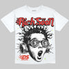 Jordan 5 Retro OG "Halloween" DopeSkill Oversize Print T-Shirt Rich Soon Graphic Streetwear - White 
