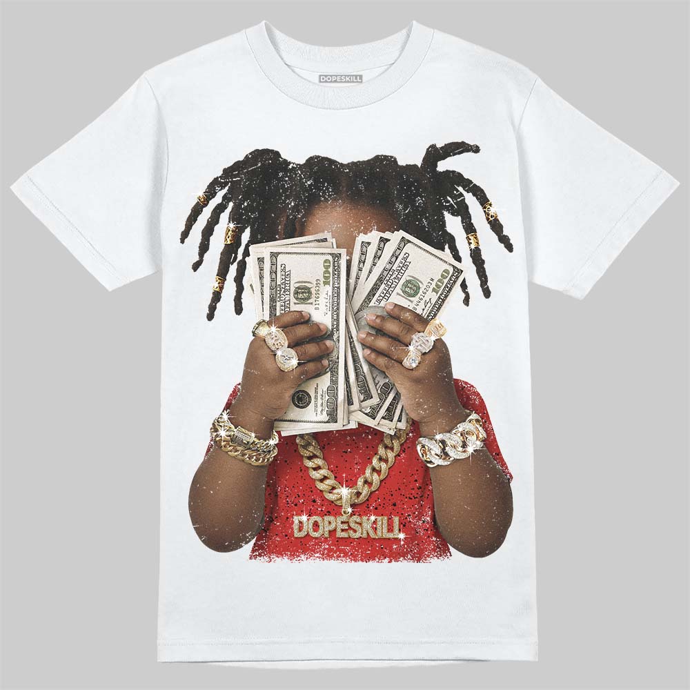 Jordan 5 Retro OG "Halloween" DopeSkill T-Shirt Rich Youth Graphic Streetwear - White