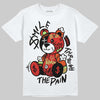 Jordan 5 Retro OG "Halloween" DopeSkill T-Shirt Smile Through The Pain Graphic Streetwear - White