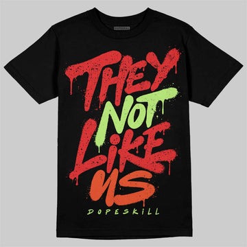 Jordan 5 Retro OG "Halloween" DopeSkill T-Shirt They Not Like Us Graphic Streetwear - Black