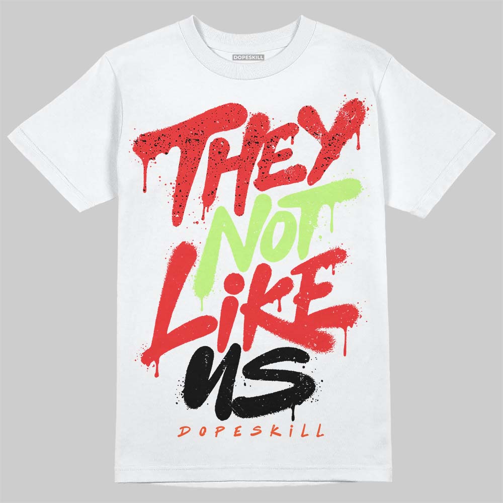 Jordan 5 Retro OG "Halloween" DopeSkill T-Shirt They Not Like Us Graphic Streetwear - White