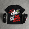 Halloween 5s DopeSkill T-Shirt They Watch Me Win Graphic