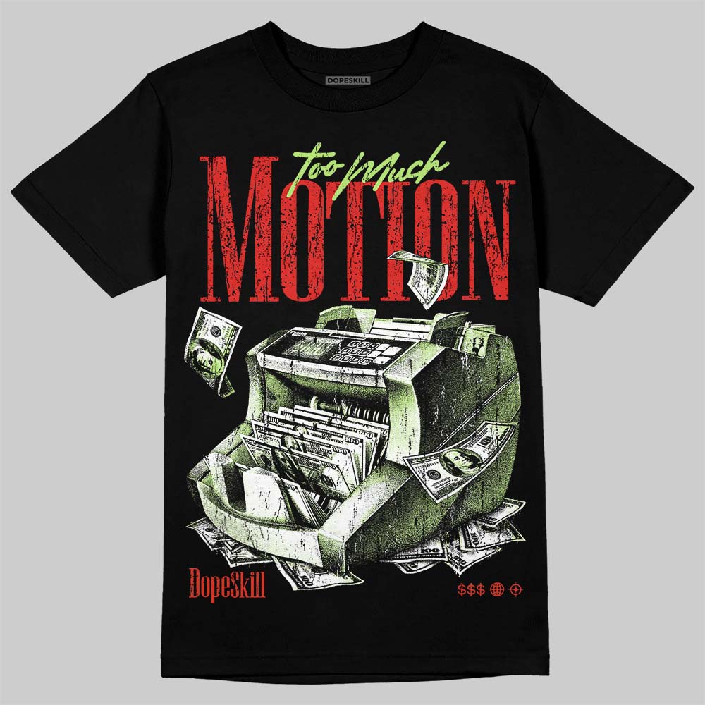 Jordan 5 Retro OG "Halloween" DopeSkill T-Shirt Too Much Motion Graphic Streetwear - Black