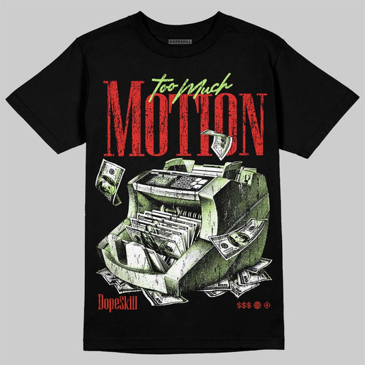 Jordan 5 Retro OG "Halloween" DopeSkill T-Shirt Too Much Motion Graphic Streetwear - Black