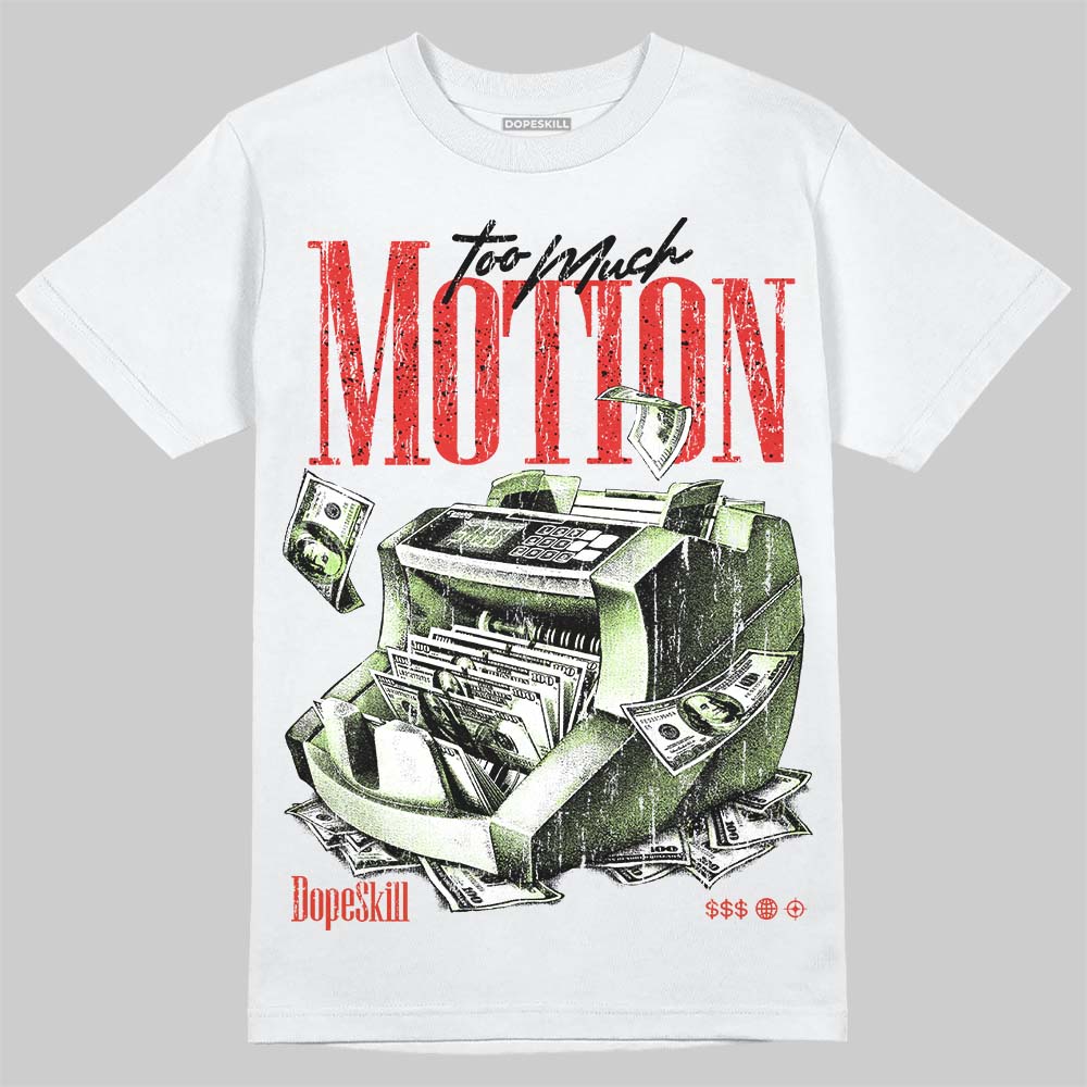 Jordan 5 Retro OG "Halloween" DopeSkill T-Shirt Too Much Motion Graphic Streetwear - White 