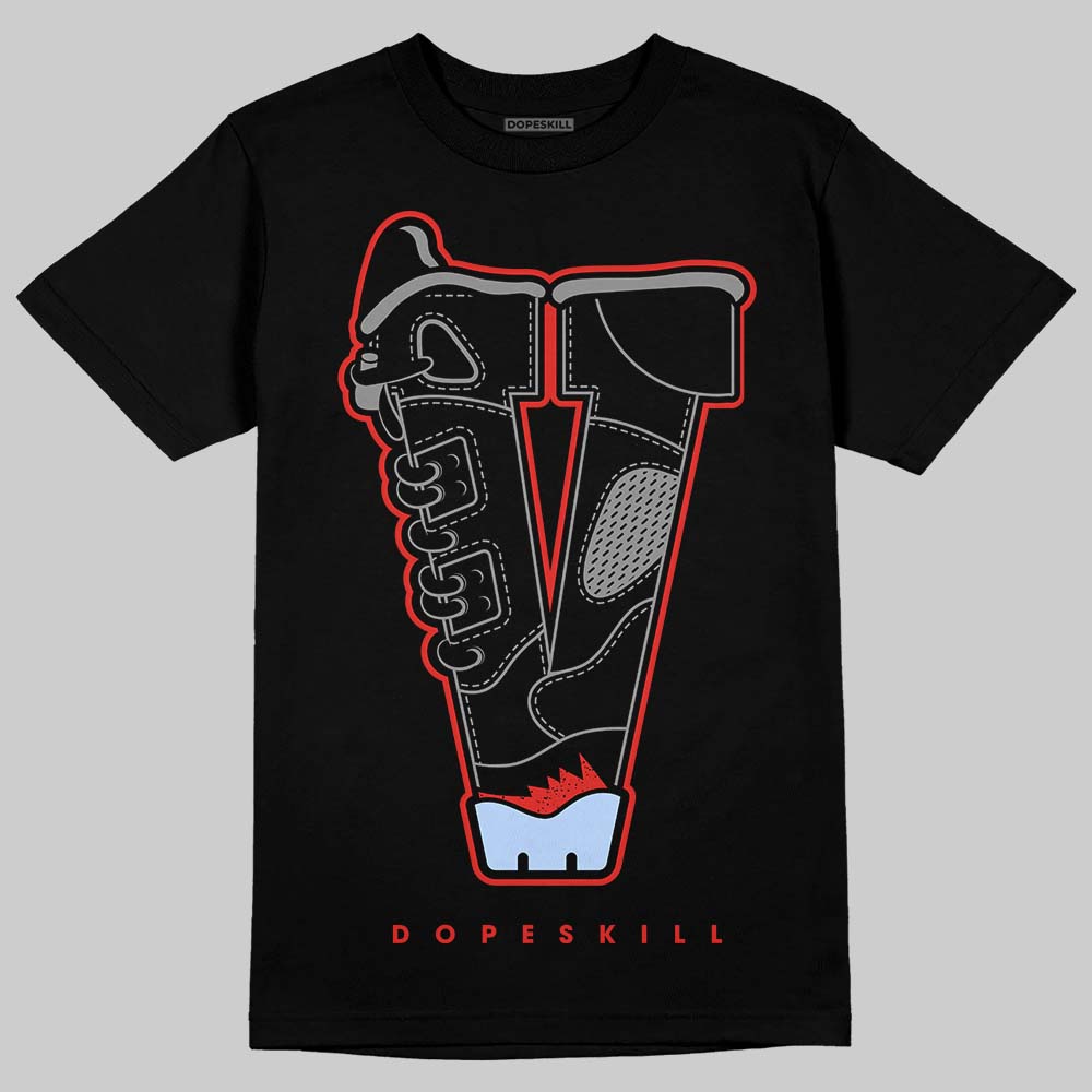 Jordan 5 Retro OG "Halloween" DopeSkill T-Shirt V Jordan 5 Graphic Streetwear - Black
