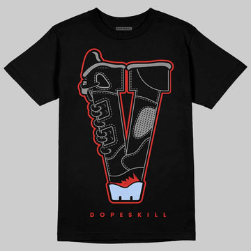 Jordan 5 Retro OG "Halloween" DopeSkill T-Shirt V Jordan 5 Graphic Streetwear - Black