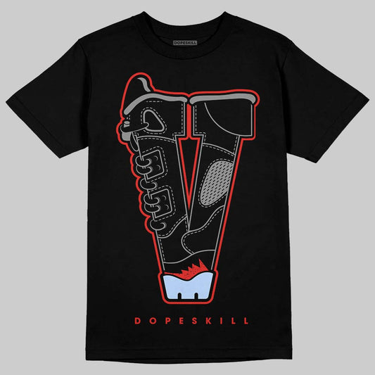 Jordan 5 Retro OG "Halloween" DopeSkill T-Shirt V Jordan 5 Graphic Streetwear - Black