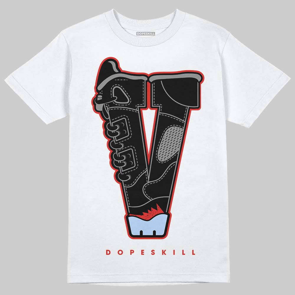 Jordan 5 Retro OG "Halloween" DopeSkill T-Shirt V Jordan 5 Graphic Streetwear - White
