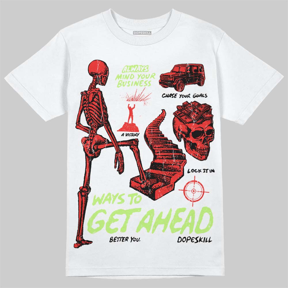 Jordan 5 Retro OG "Halloween" DopeSkill T-Shirt Ways To Get Ahead Graphic Streetwear - White