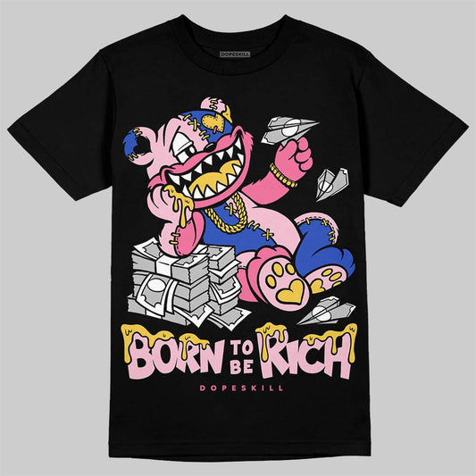 Jordan 3 “Lola Bunny” DopeSkill T-Shirt Born To Be Rich Graphic Streetwear - Black