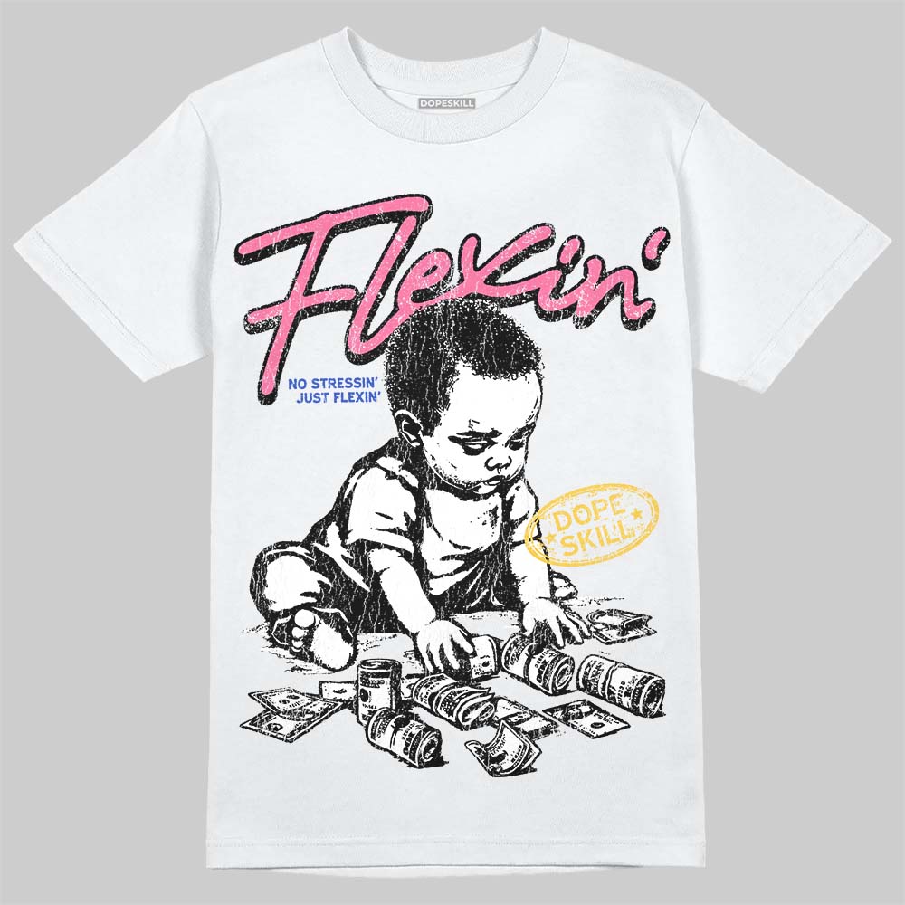 Jordan 3 “Lola Bunny” DopeSkill T-Shirt Flexin' Graphic Streetwear - White