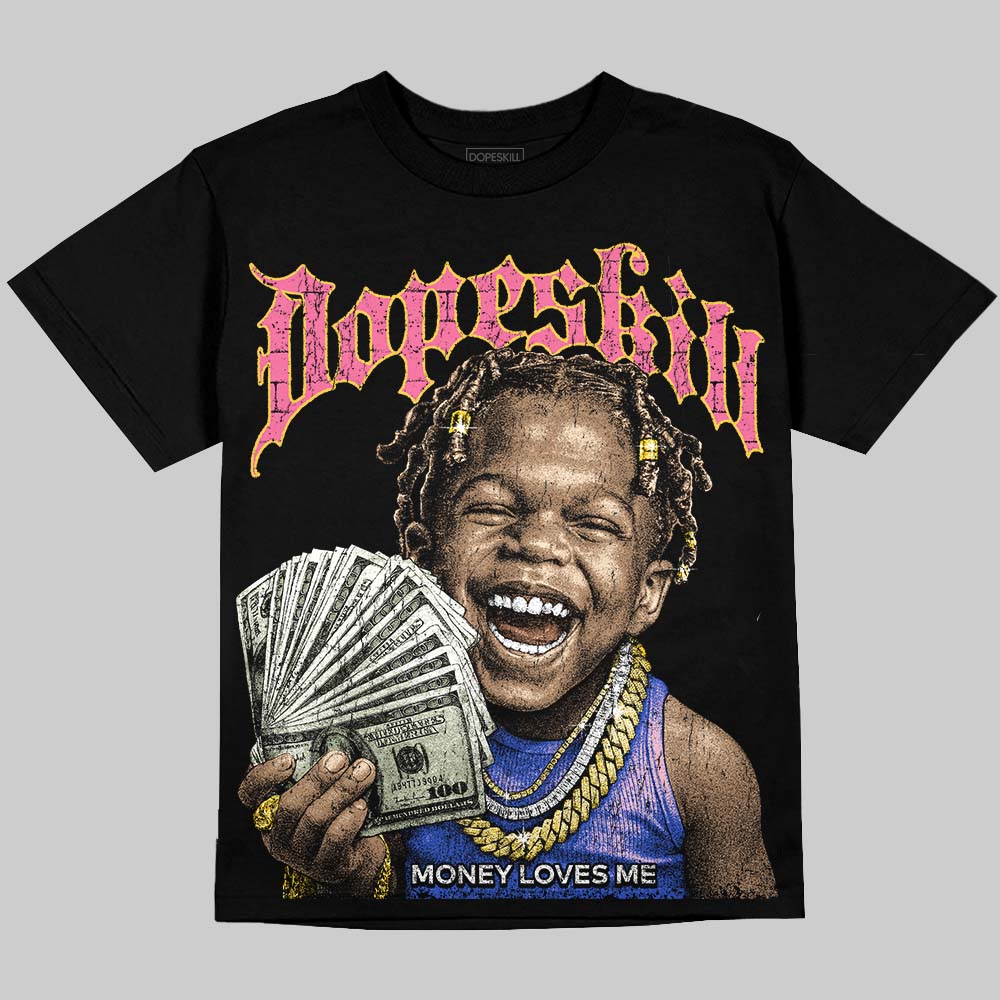 Jordan 3 “Lola Bunny” DopeSkill Oversize Print T-Shirt Money Loves Me Graphic Streetwear - black