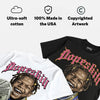 Lola Bunny 3s DopeSkill Oversize Print T-Shirt Money Loves Me Graphic