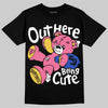 Jordan 3 “Lola Bunny” DopeSkill T-Shirt Out Here Being Cute Graphic Streetwear - Black