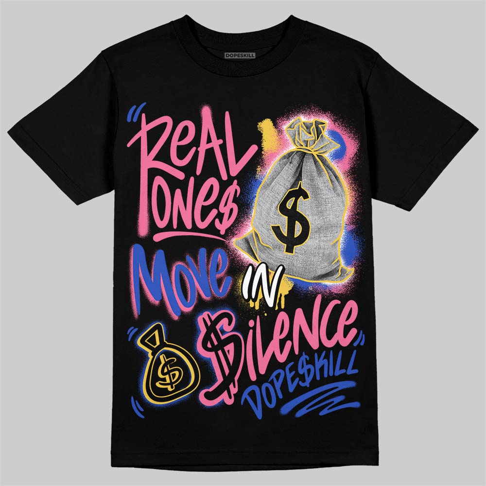 Jordan 3 “Lola Bunny” DopeSkill T-Shirt Real Ones Move In Silence Graphic Streetwear - Black