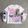 Lola Bunny 3s DopeSkill T-Shirt Real Ones Move In Silence Graphic