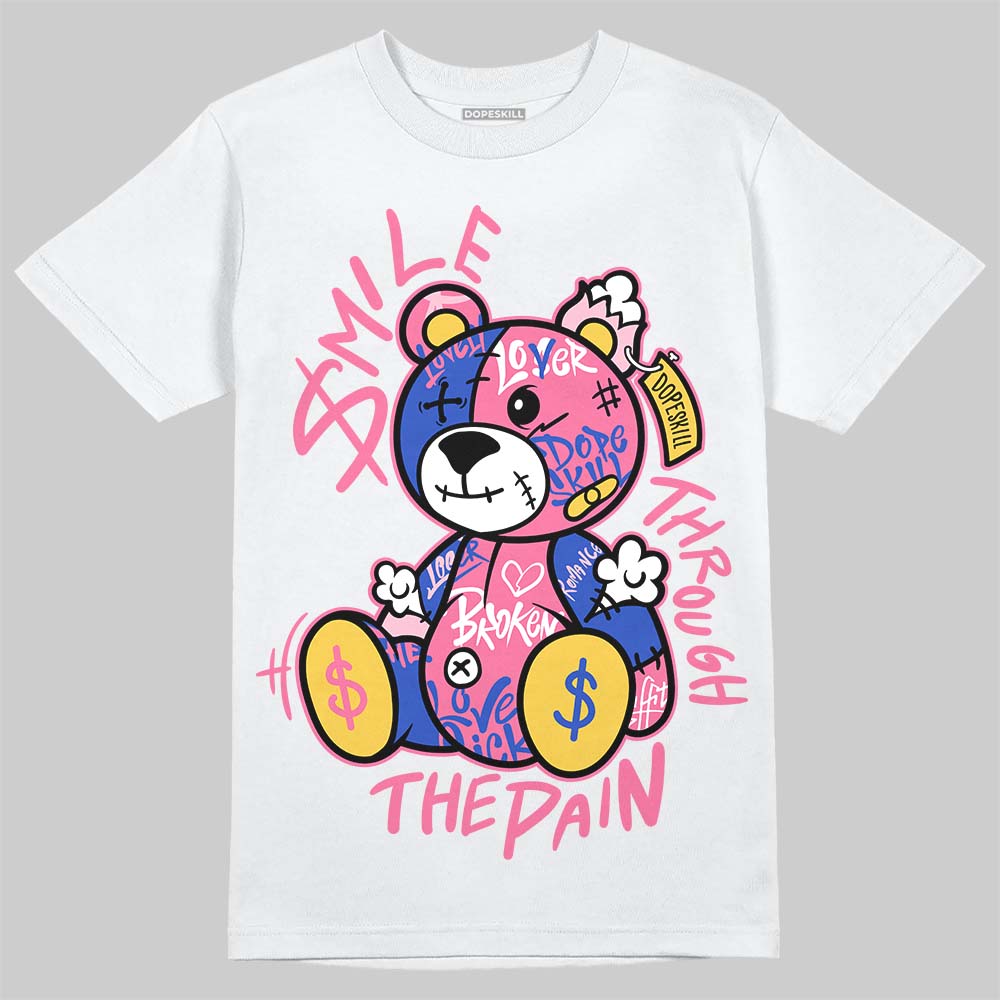 Jordan 3 “Lola Bunny” DopeSkill T-Shirt Smile Through The Pain Graphic Streetwear - White