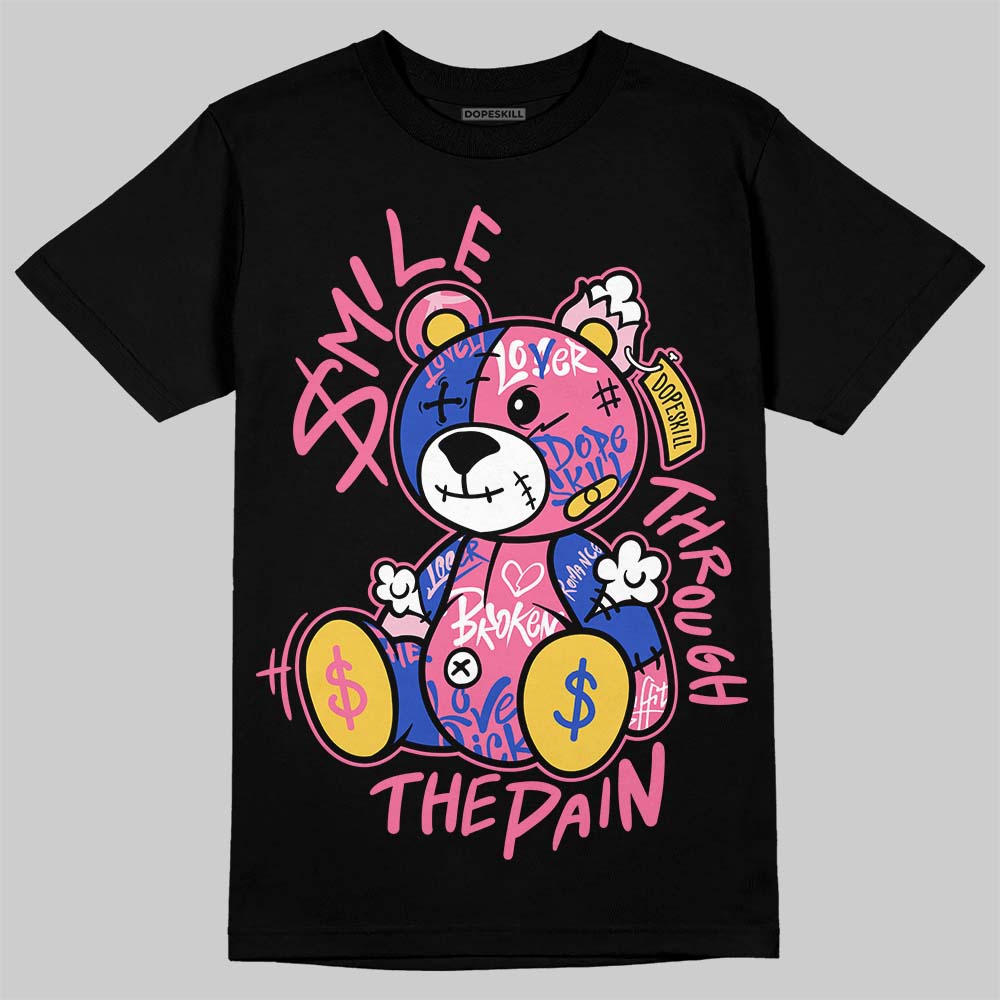 Jordan 3 “Lola Bunny” DopeSkill T-Shirt Smile Through The Pain Graphic Streetwear - Black
