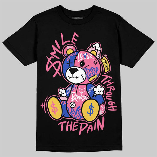 Jordan 3 “Lola Bunny” DopeSkill T-Shirt Smile Through The Pain Graphic Streetwear - Black