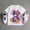 Lola Bunny 3s DopeSkill T-Shirt Smile Through The Pain Graphic