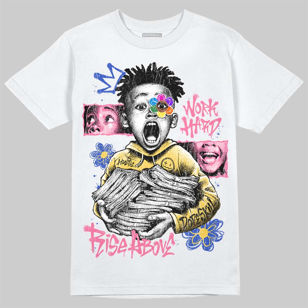 Jordan 3 “Lola Bunny” DopeSkill T-Shirt Work Hard Rise Above Graphic Streetwear - White