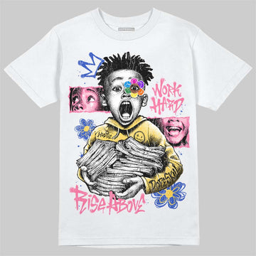 Jordan 3 “Lola Bunny” DopeSkill T-Shirt Work Hard Rise Above Graphic Streetwear - White