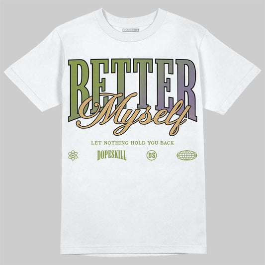 Jordan 11 “Magic Ball” DopeSkill T-Shirt Better Myself Graphic Streetwear  - White