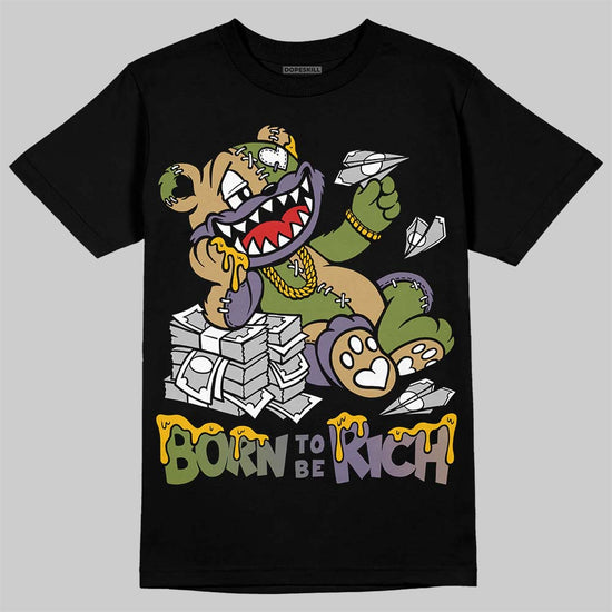Jordan 11 “Magic Ball” DopeSkill T-Shirt Born To Be Rich Graphic Streetwear  - Black