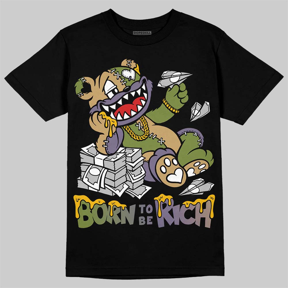 Jordan 11 “Magic Ball” DopeSkill T-Shirt Born To Be Rich Graphic Streetwear  - Black