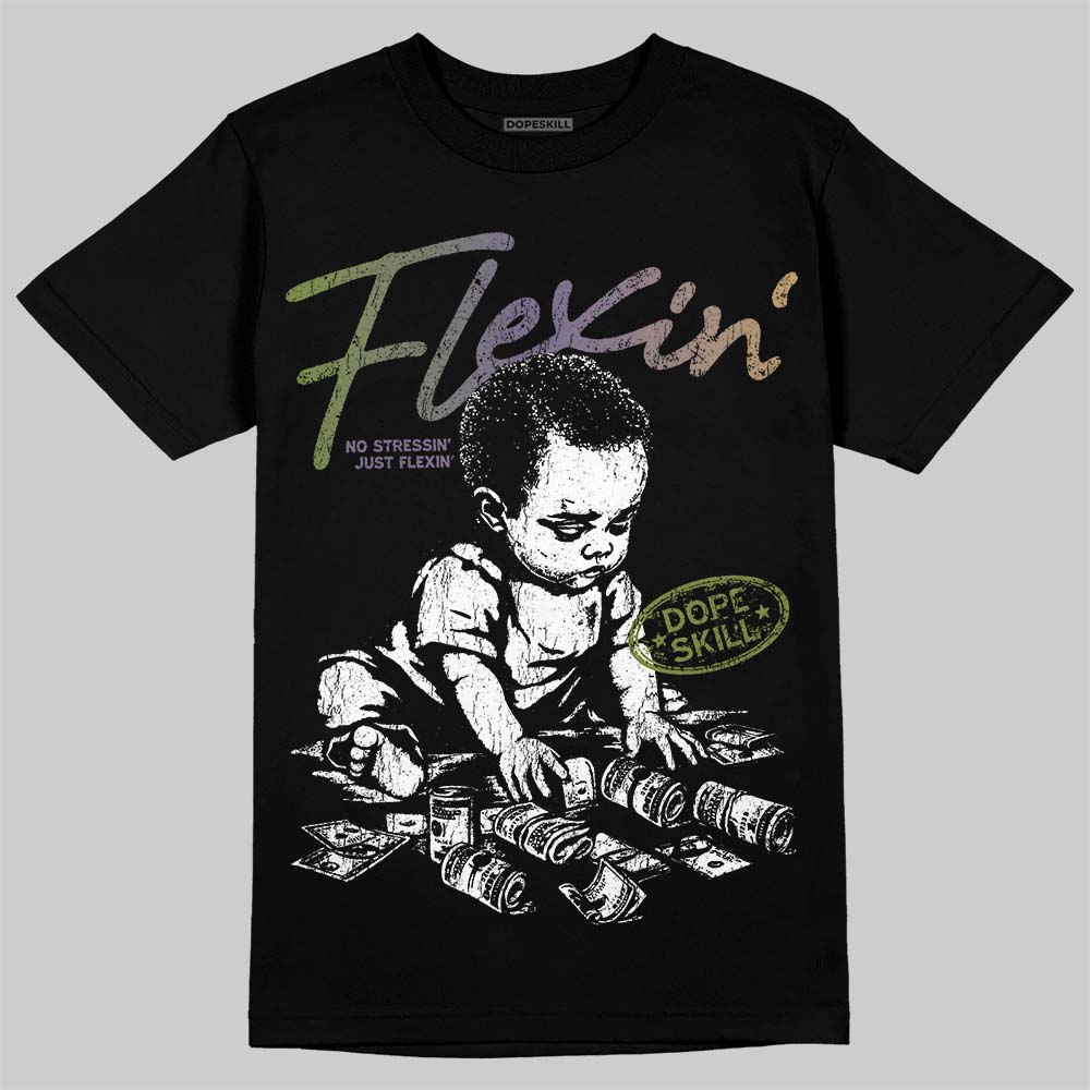 Jordan 11 “Magic Ball” DopeSkill T-Shirt Flexin' Graphic Streetwear  - Black