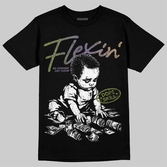 Jordan 11 “Magic Ball” DopeSkill T-Shirt Flexin' Graphic Streetwear  - Black