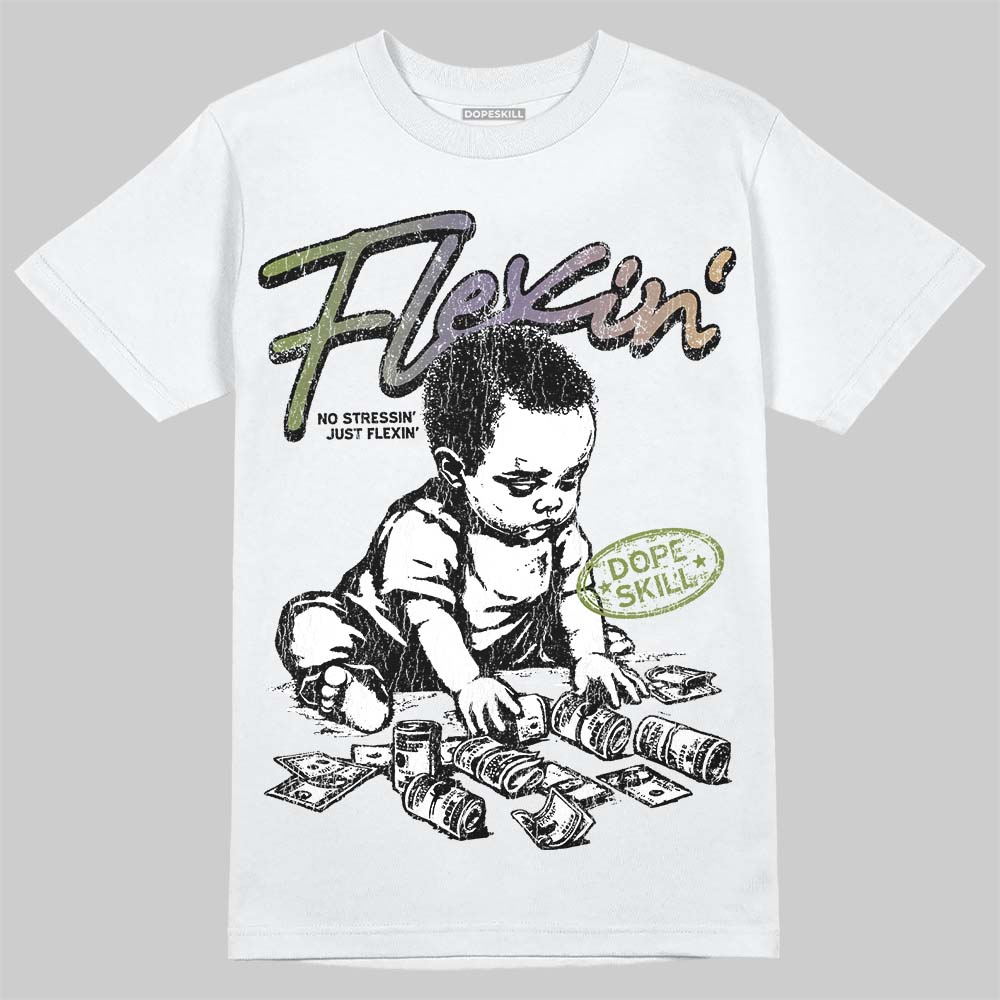 Jordan 11 “Magic Ball” DopeSkill T-Shirt Flexin' Graphic Streetwear  - White