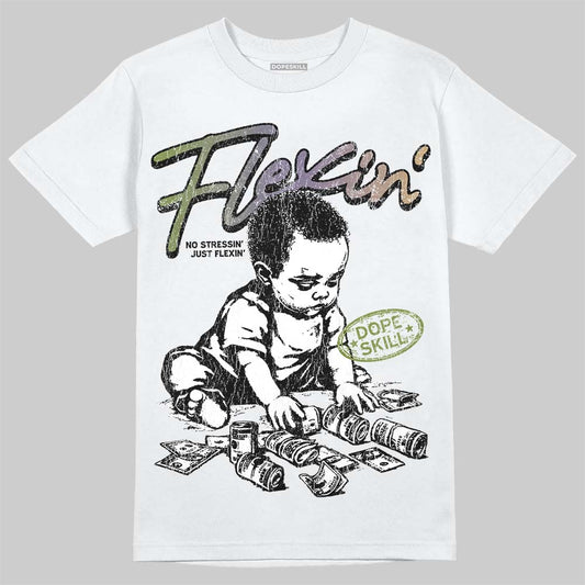 Jordan 11 “Magic Ball” DopeSkill T-Shirt Flexin' Graphic Streetwear  - White