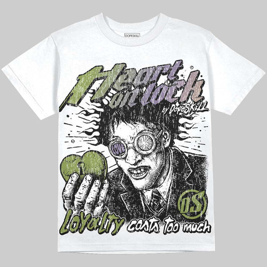 Jordan 11 “Magic Ball” DopeSkill Oversize Print T-Shirt Heart On Lock Graphic Streetwear  - White
