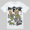 Jordan 11 “Magic Ball” DopeSkill T-Shirt No Risk No Story Graphic Streetwear  - White